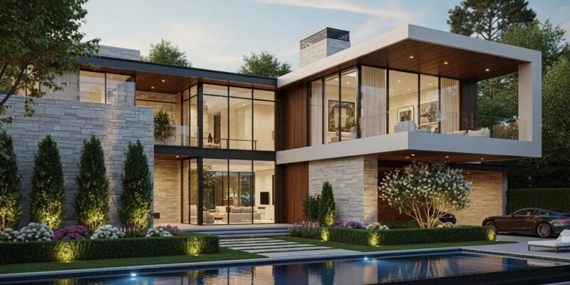 Luxurious Tanglewood home exterior representing premium residential renovations
