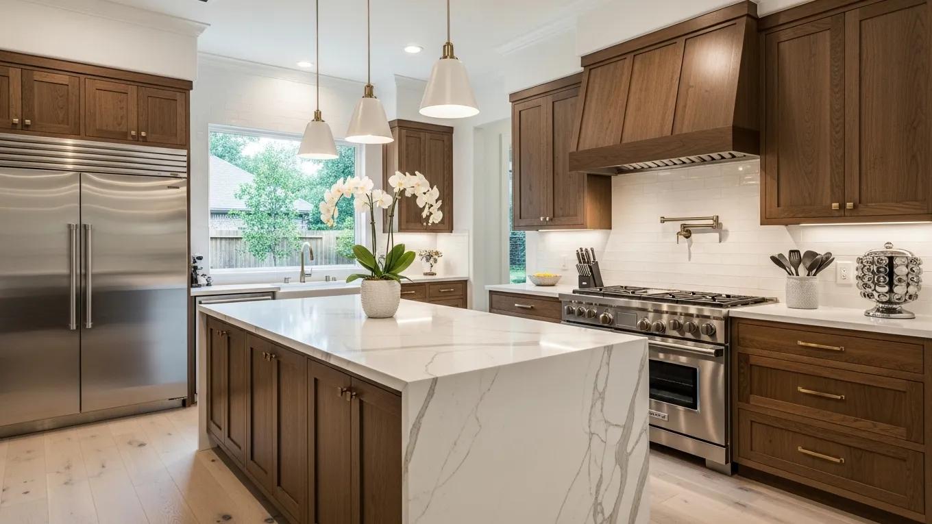 Artisan showcasing bespoke craftsmanship in a home building workshop.